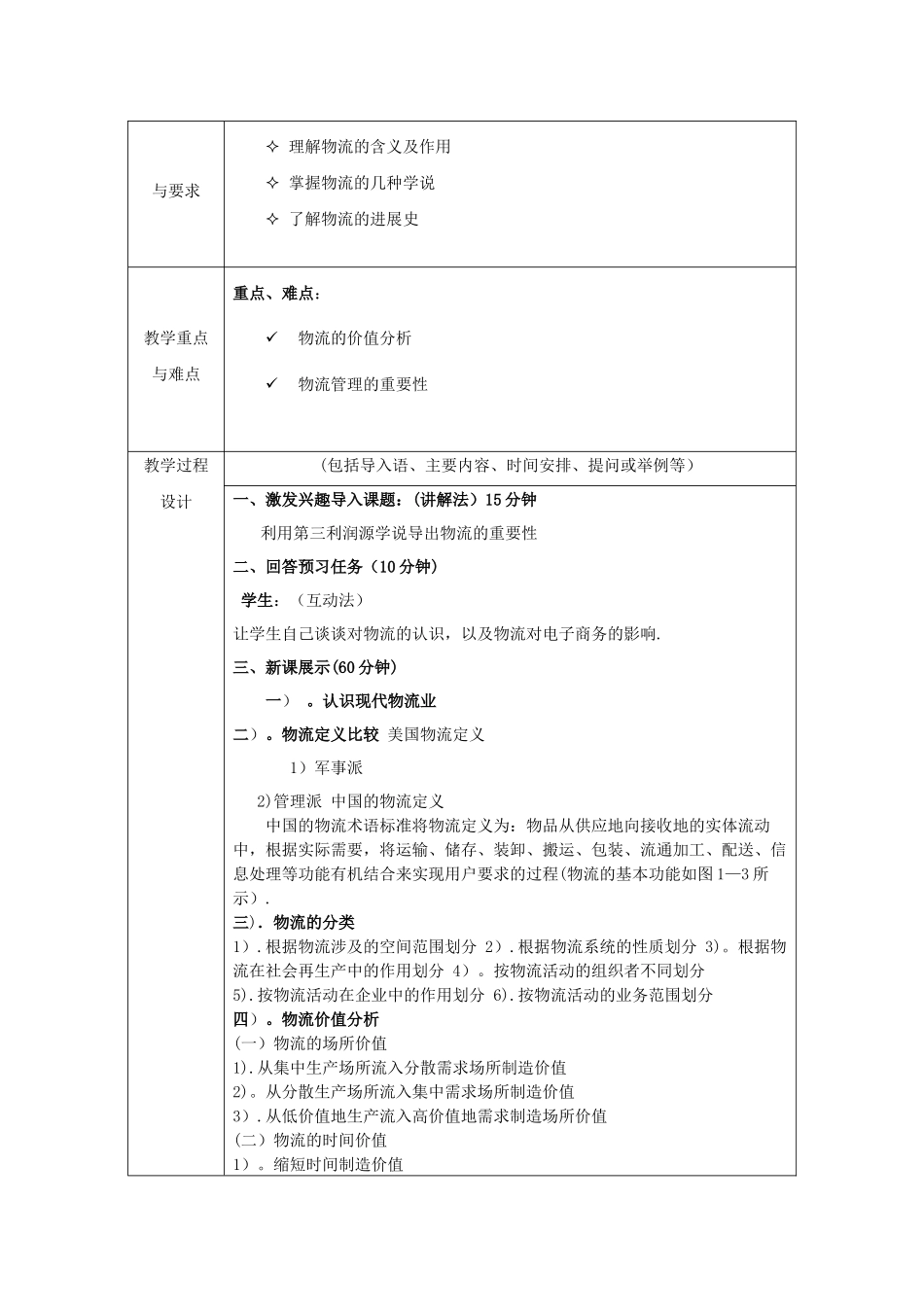 电子商务物流与供应链管理教案_第3页
