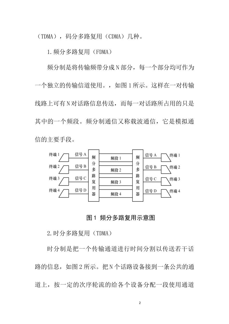 多路复用技术（cdma）学习报告_第2页