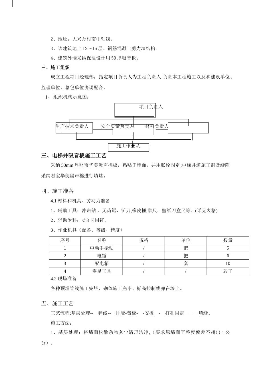 电梯井吸音板施工工艺_第2页