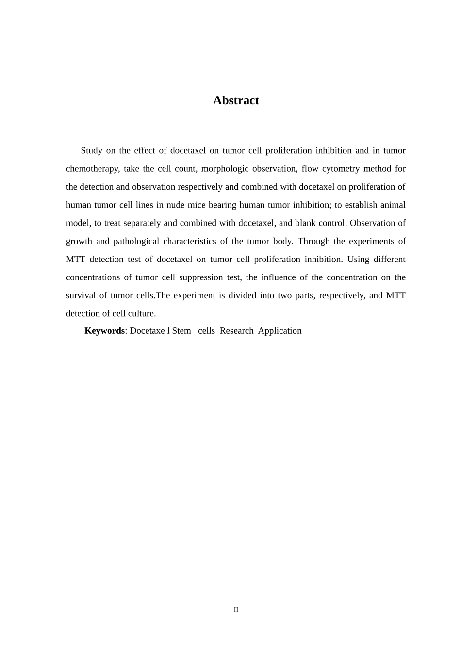 多西紫杉醇诱导肿瘤细胞凋亡机制的研究   临床医学专业_第3页