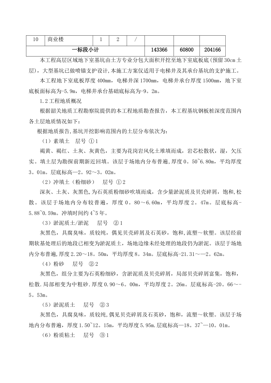 电梯井承台基坑支护方案_第2页