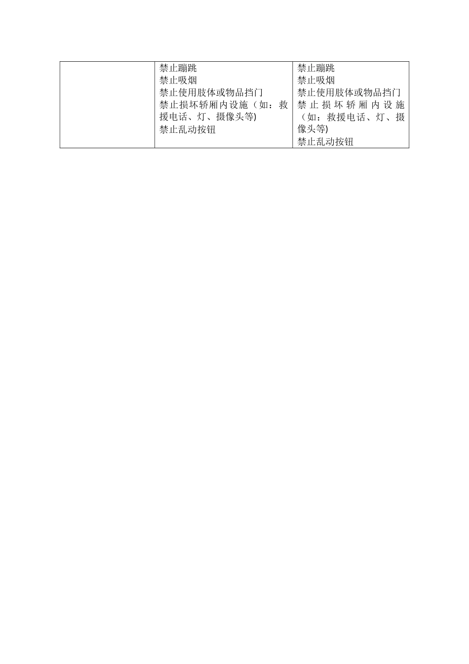 电梯安全提示标识_第2页
