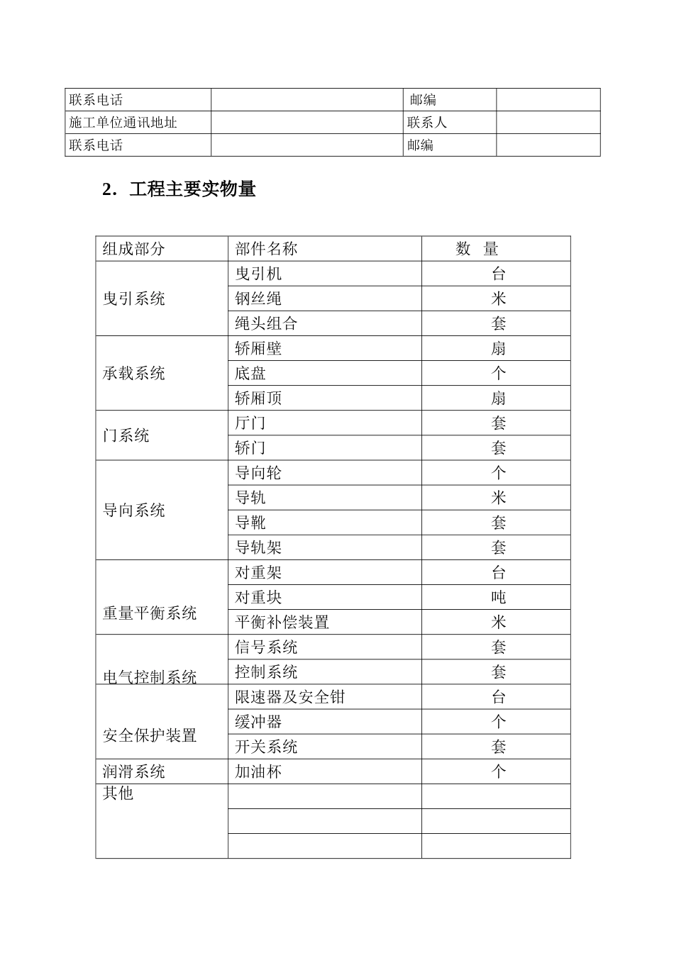 电梯安装维修施工方案_第2页
