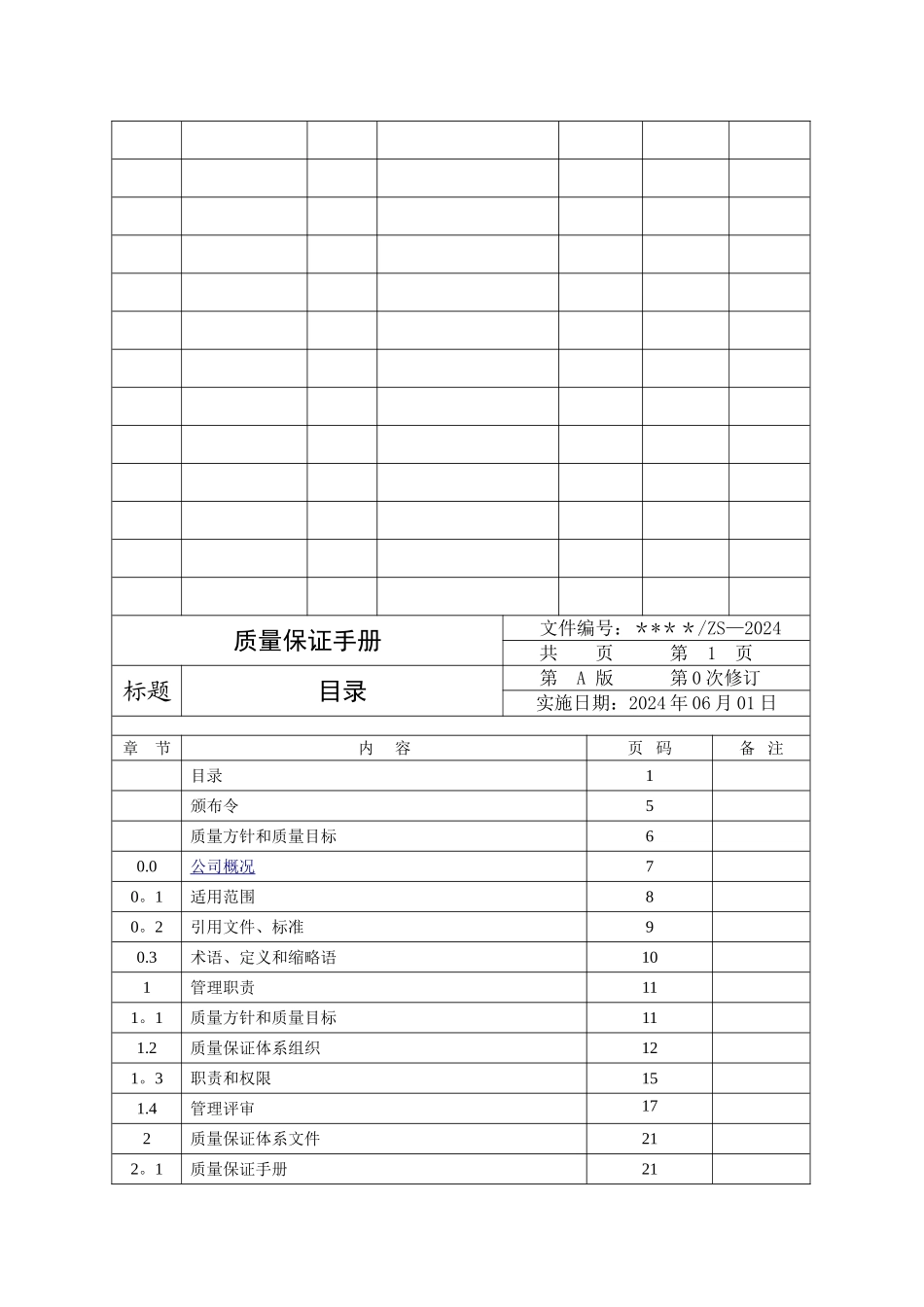 电梯安装维修单位质量保证手册[1]_第2页
