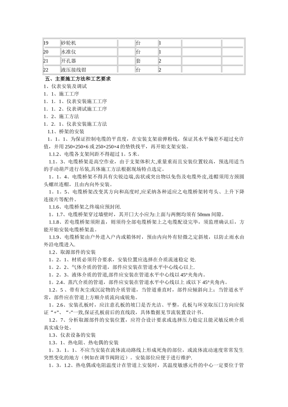 电气仪表安装施工方案_第3页