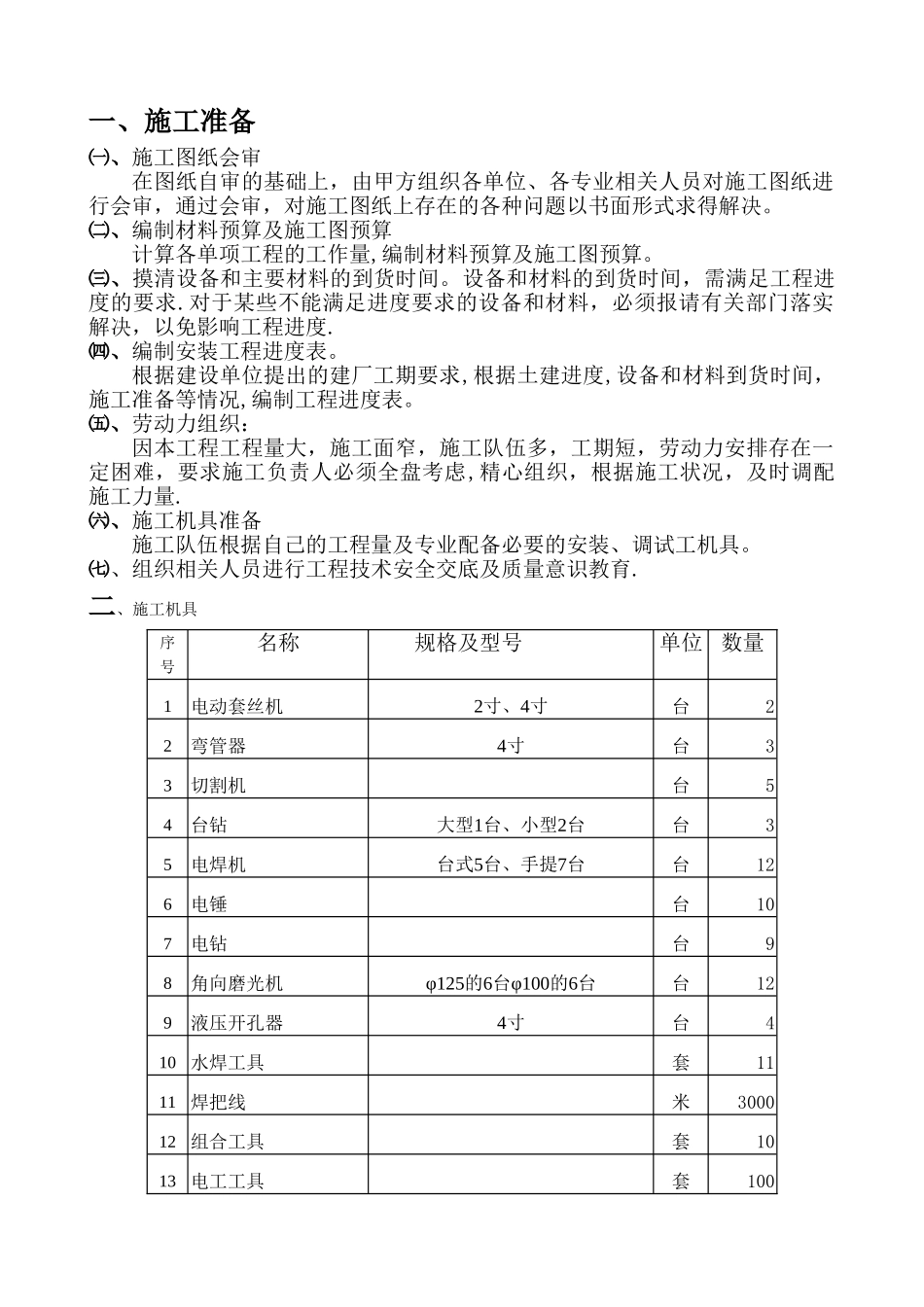 电气施工方案44525_第1页