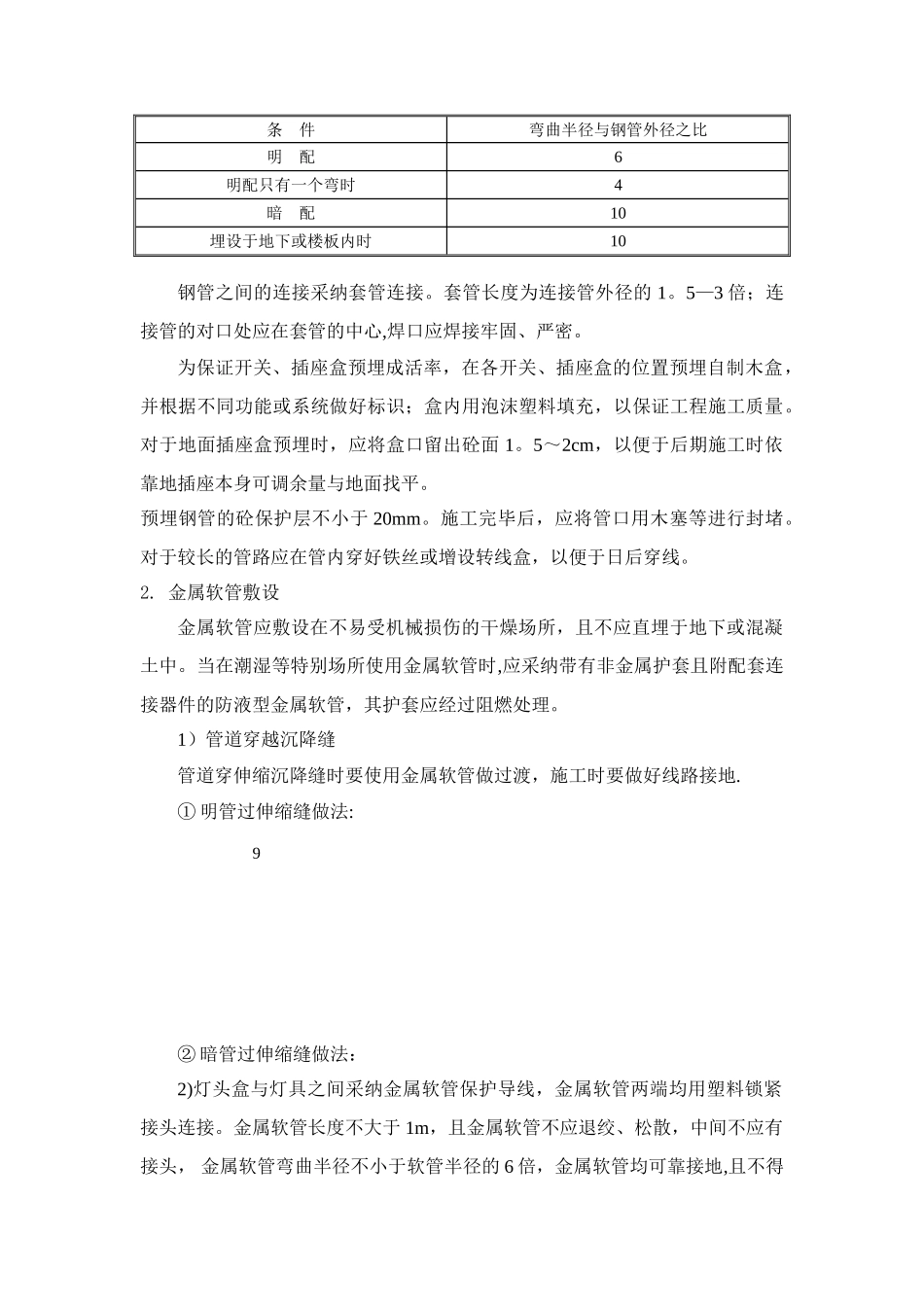 电气管线预留预埋专项施工方案_第2页