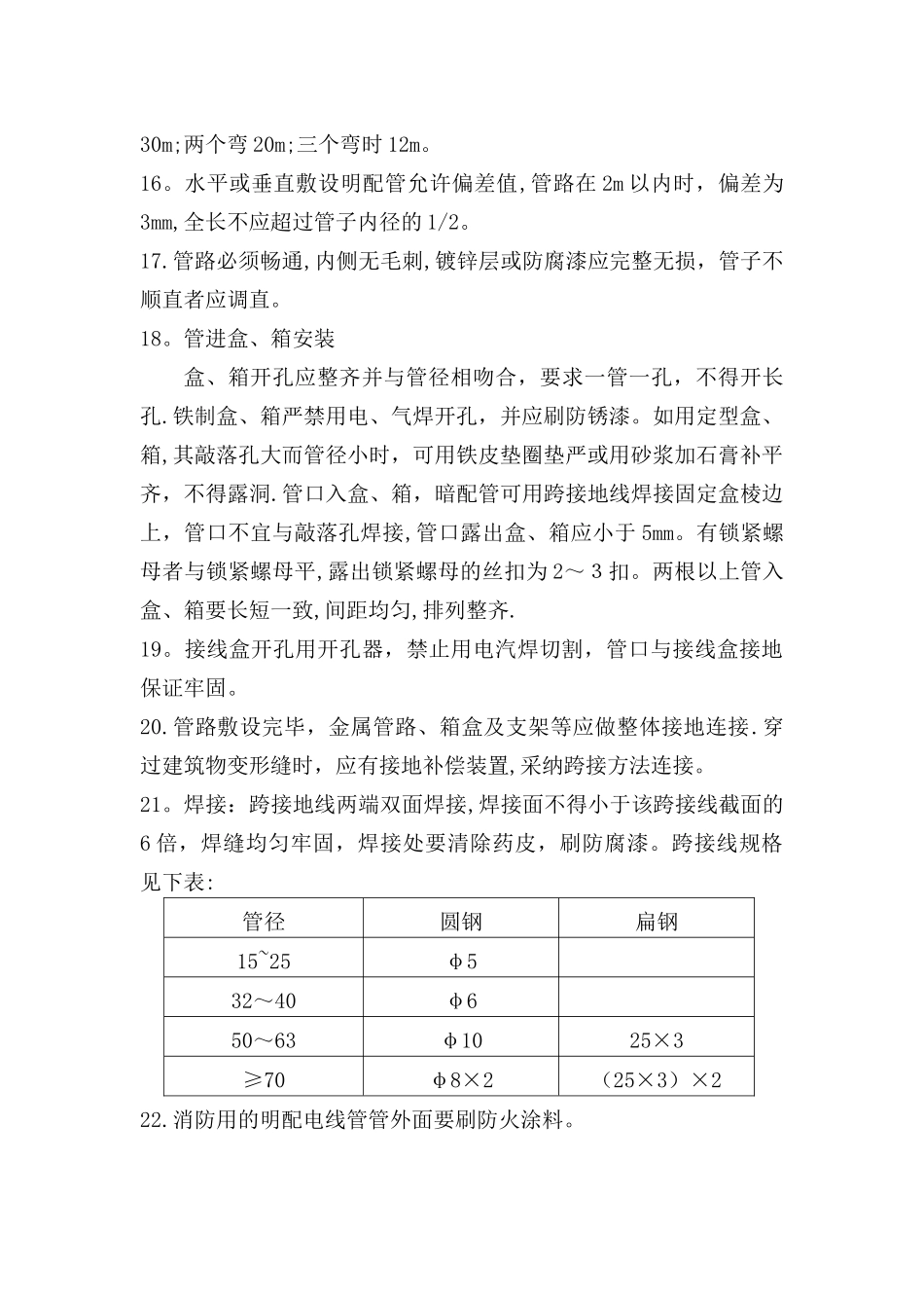 电气配管施工工艺及流程图_第3页