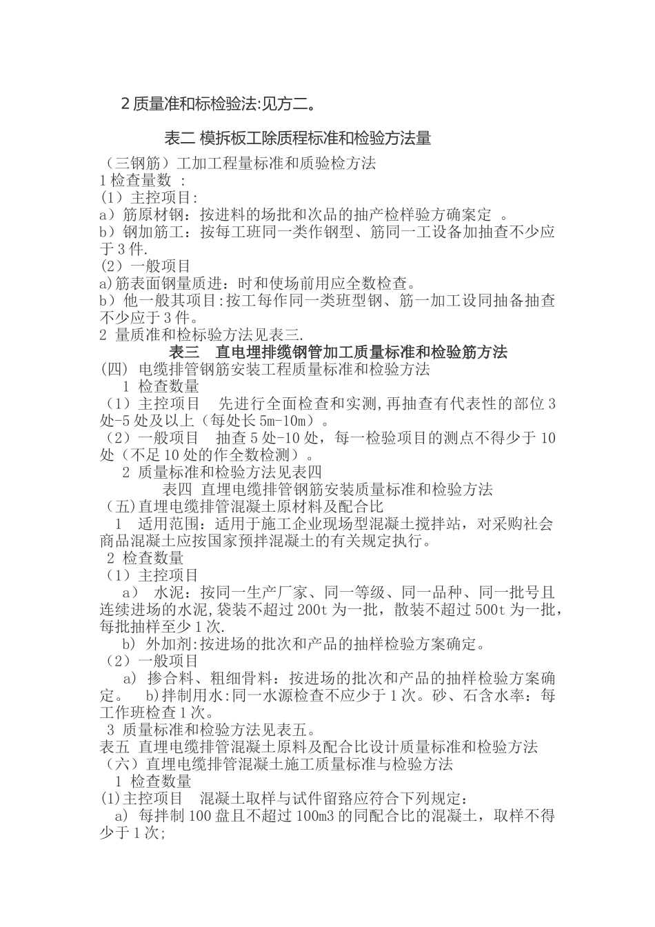 电缆排管工程施工工艺及验收规定_第2页