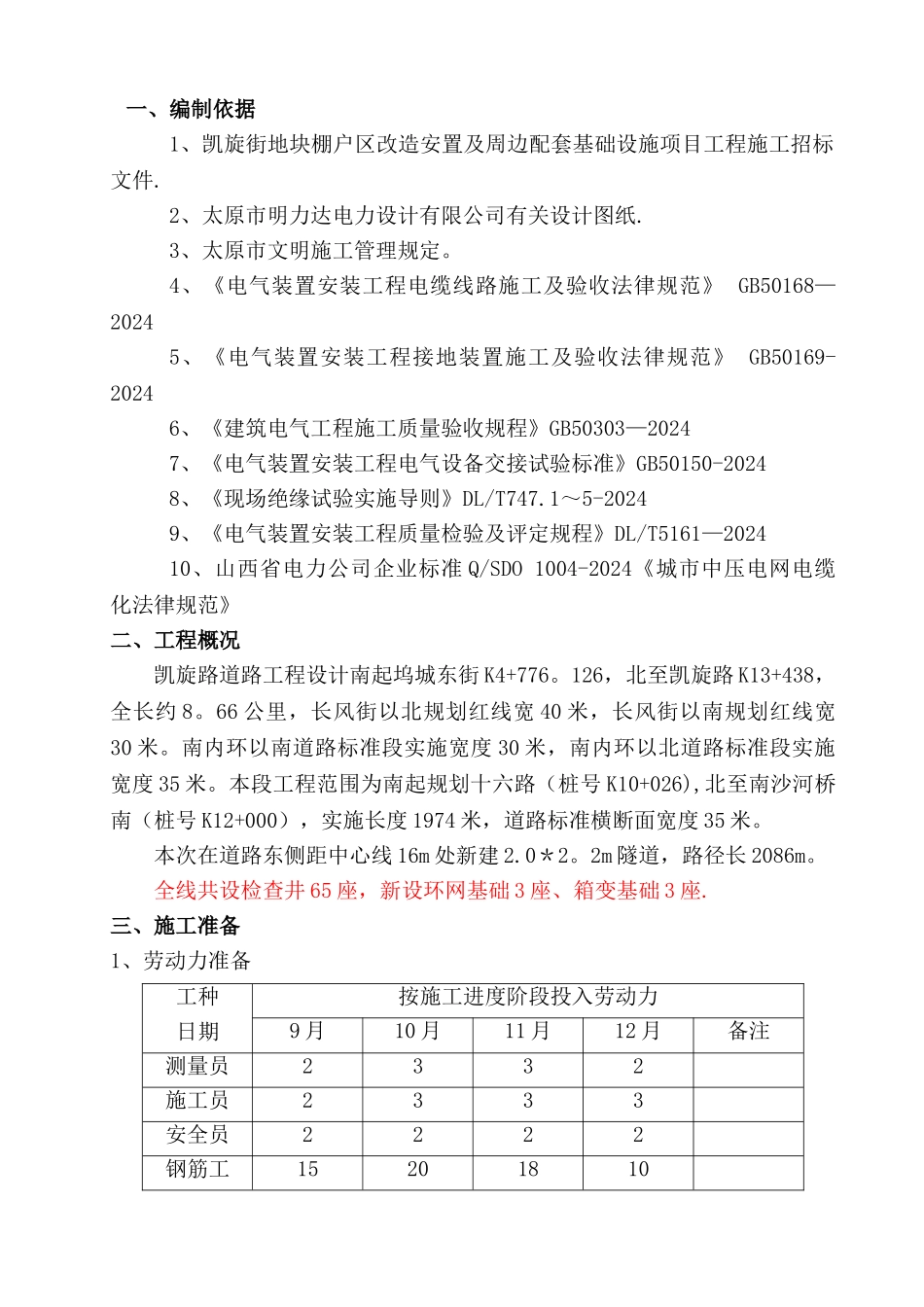 电缆隧道施工专项方案_第1页