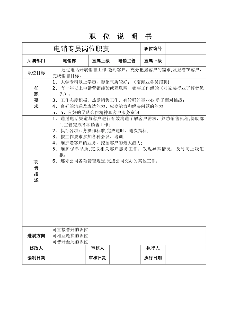 电销专员岗位职责_第1页