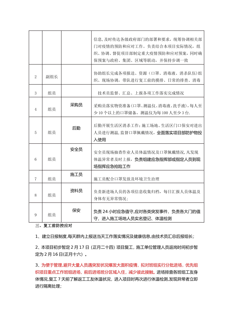 疫情防控工作方案_第3页