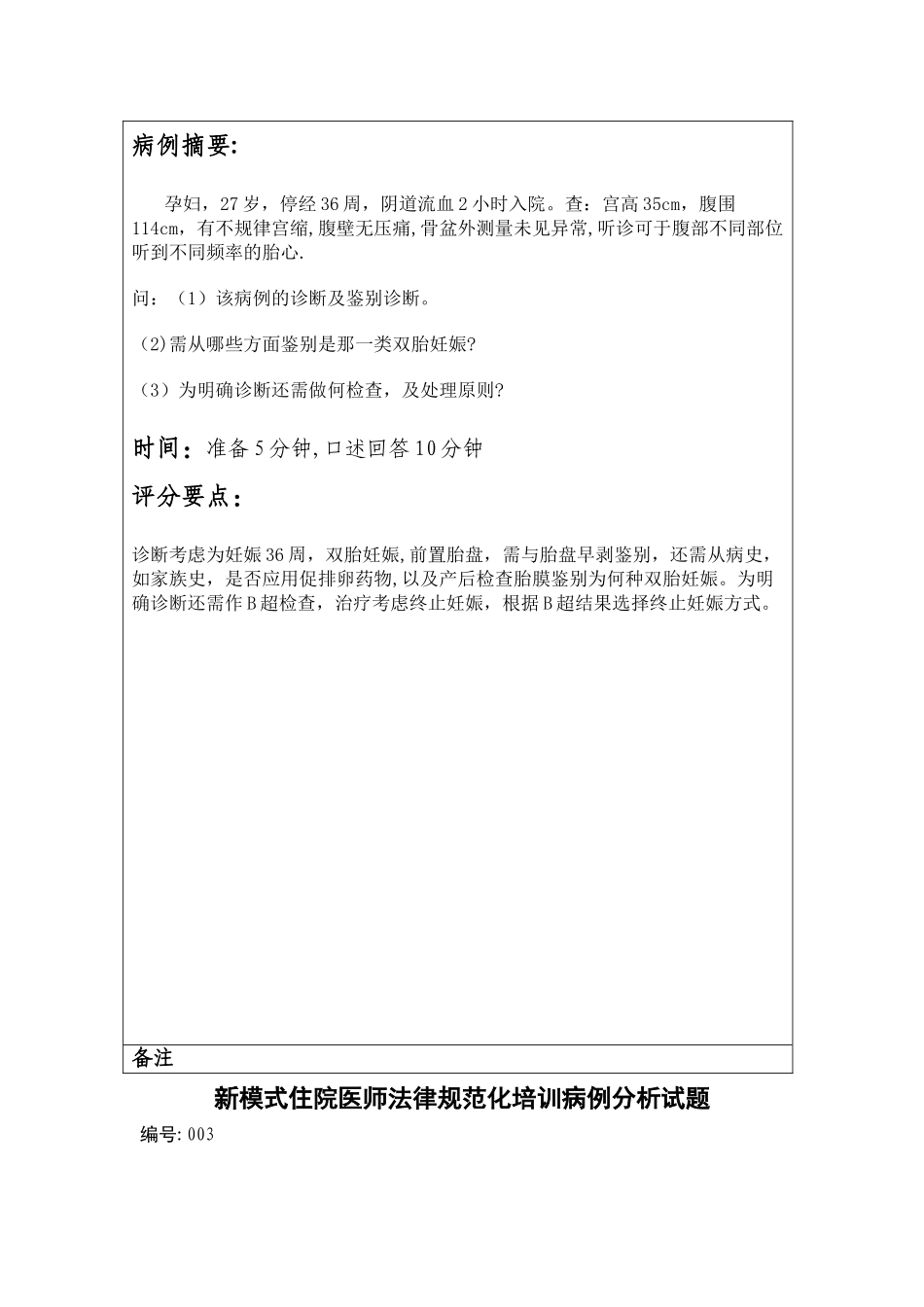 病例分析试题[妇产科]答案解析_第2页