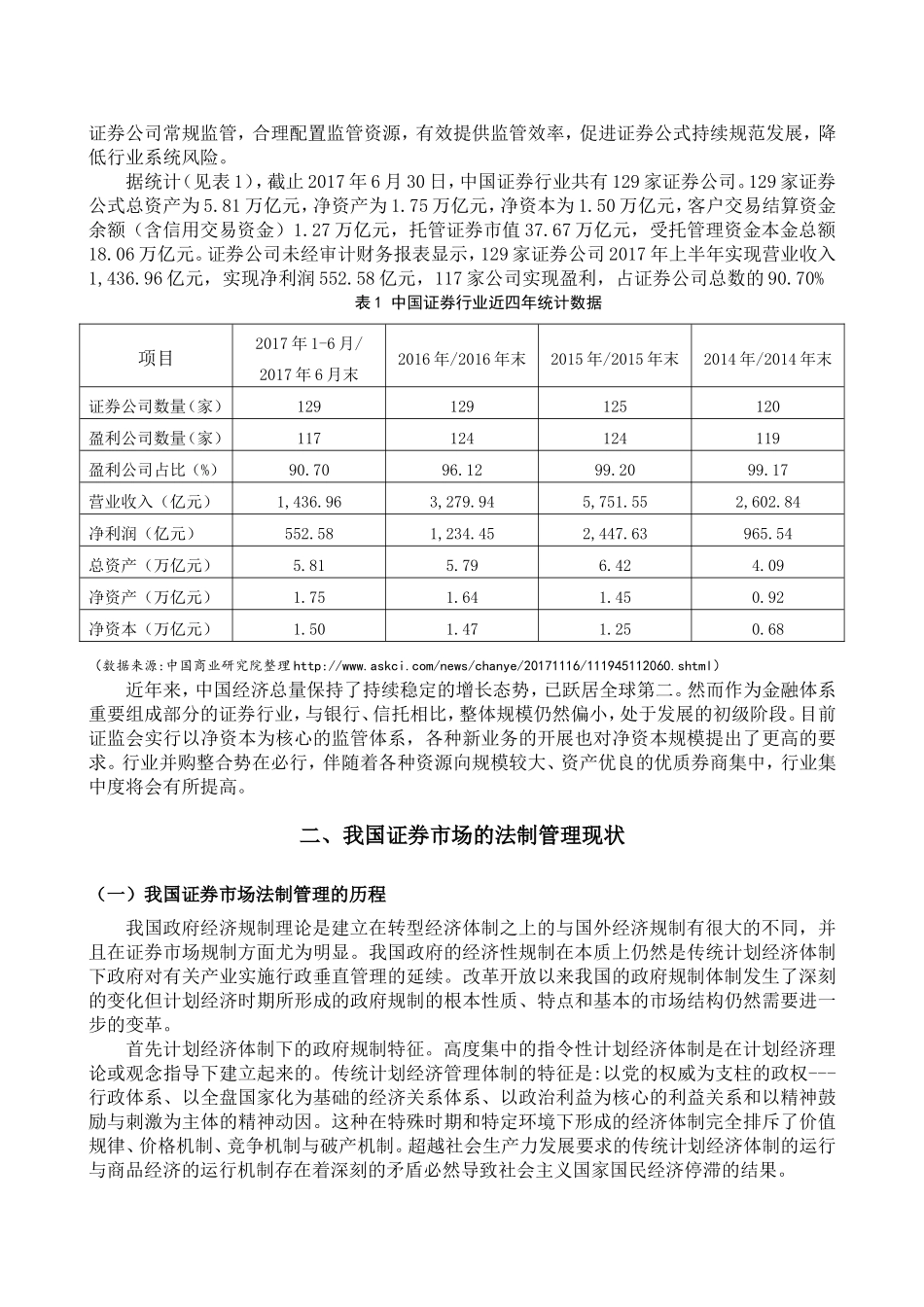 我国证券市场的法制建设—金融专业本科生毕业论文_第2页