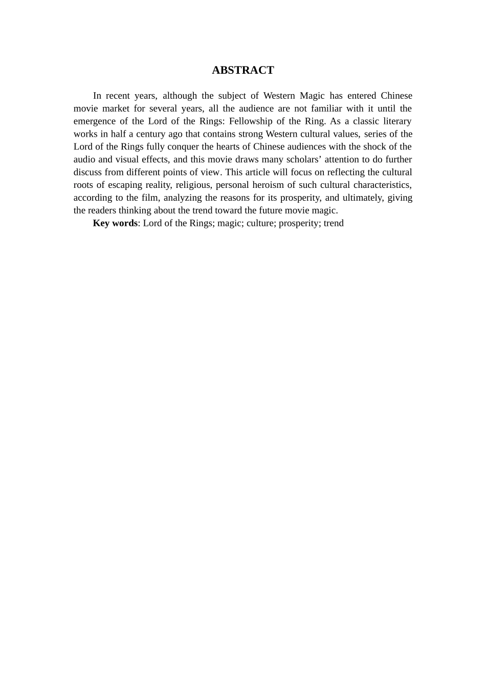 从指环王看美国魔幻电影  影视编导专业_第3页