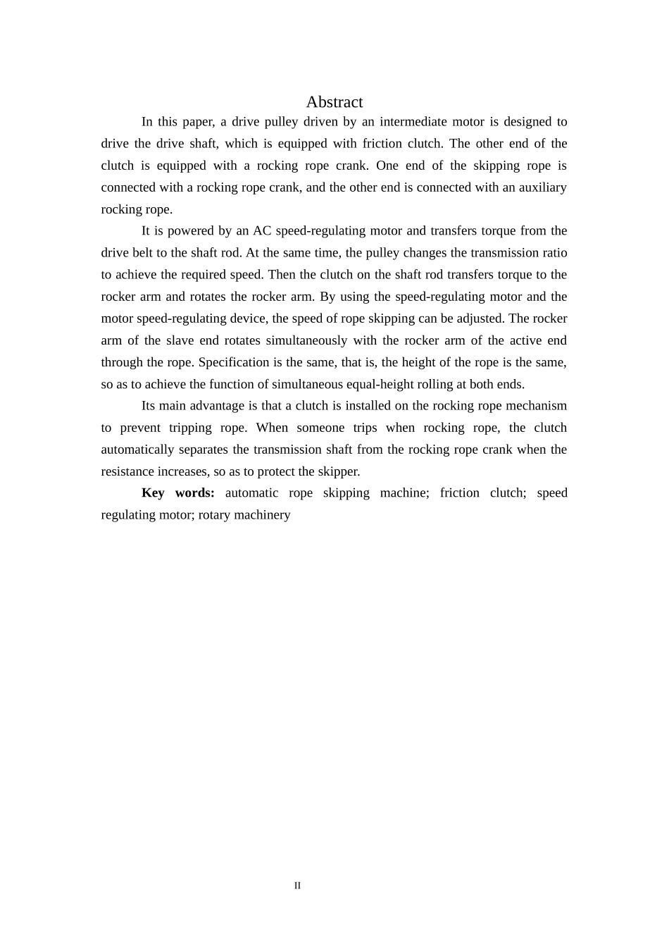 自动跳绳机设计和实现机械工程和自动化专业论文设计_第2页
