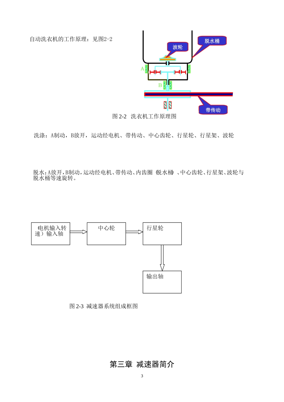 自动洗衣机行星齿轮减速器的设计和实现  机械制造及其自动化专业_第3页