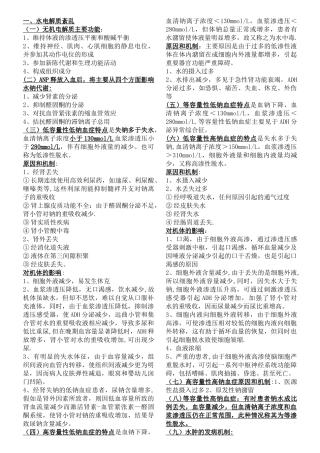 病理生理学机制总结