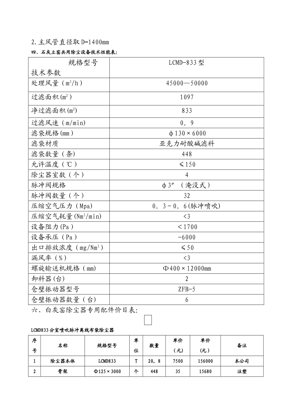 白灰窑除尘器方案_第3页