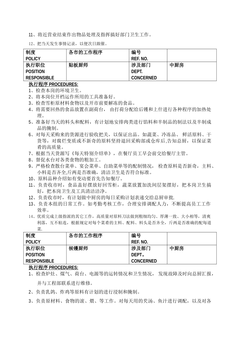 白金五星级酒店餐饮部员工操作手册_第2页