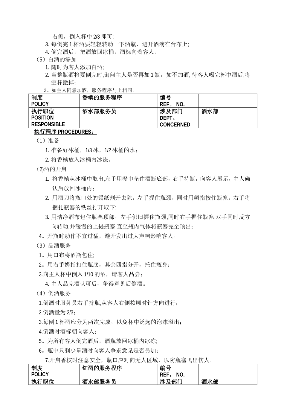 白金五星级酒店餐饮部员工操作手册..._第2页