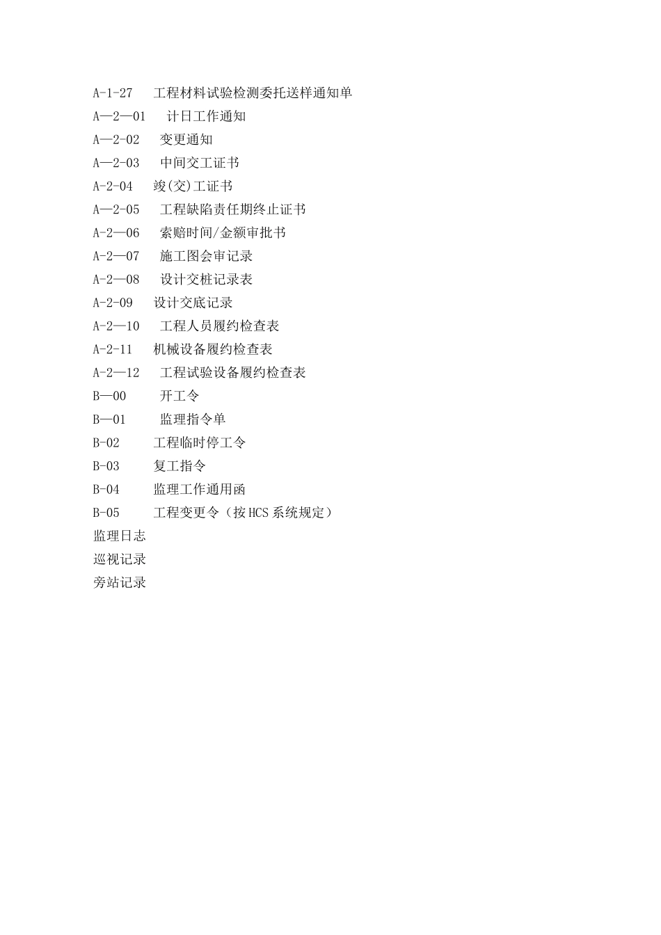 监理全套资料表格_第2页