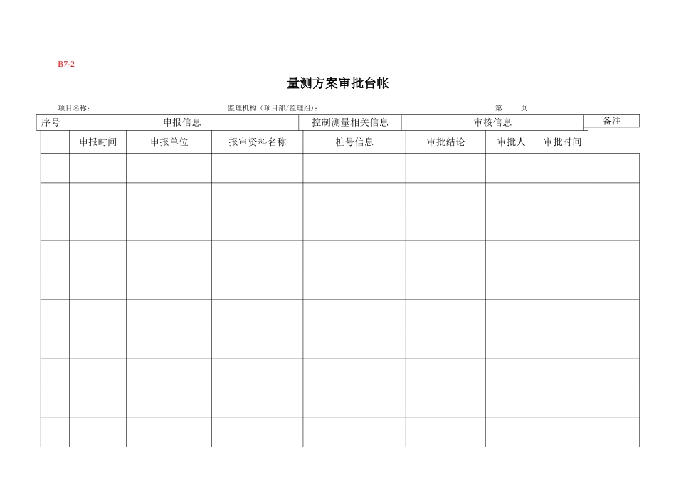 监理台账记录表_第2页