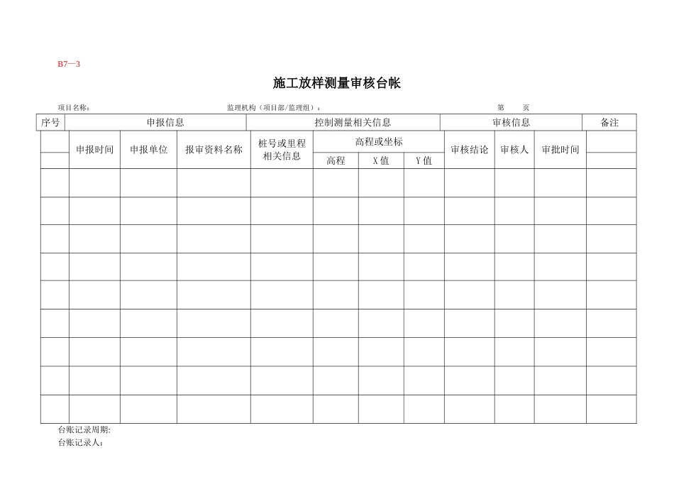 监理台账记录表_第3页