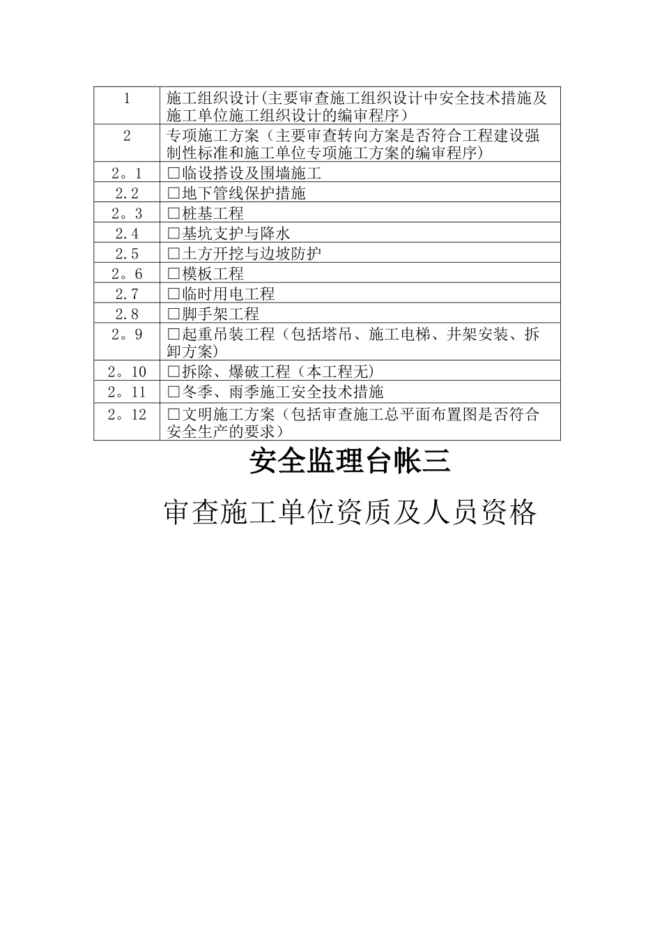 监理安全台账_第2页