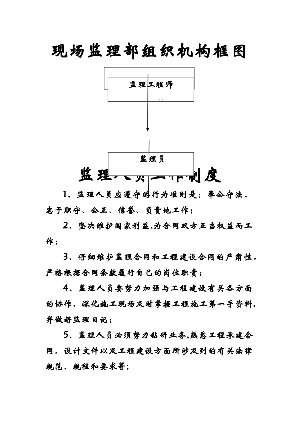 监理部上墙制度_第1页