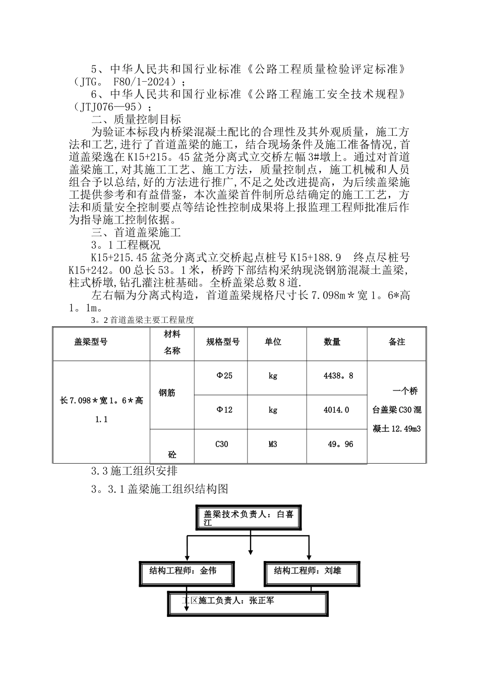 盖梁首件工程施工总结(最终)_第2页