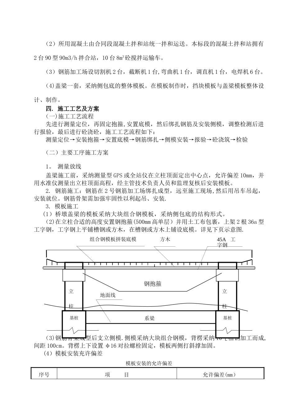 盖梁首件工程施工方案g_第3页