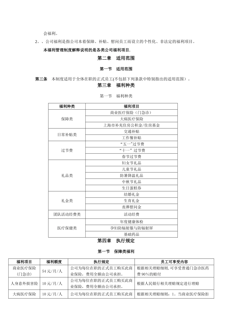 盛大网络有限公司福利管理制度_第2页