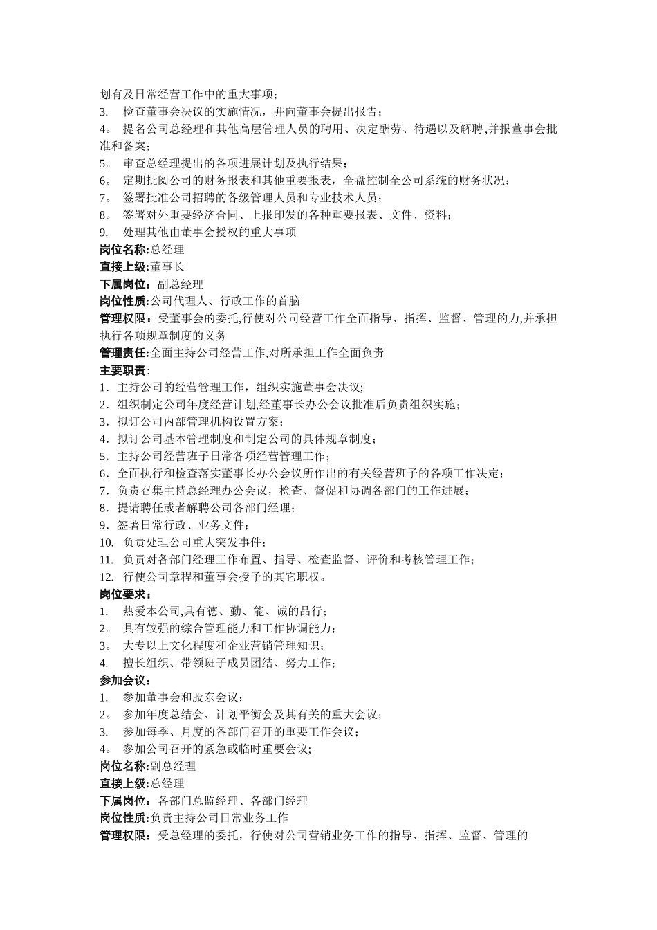 盛广告有限公司岗位职责_第2页