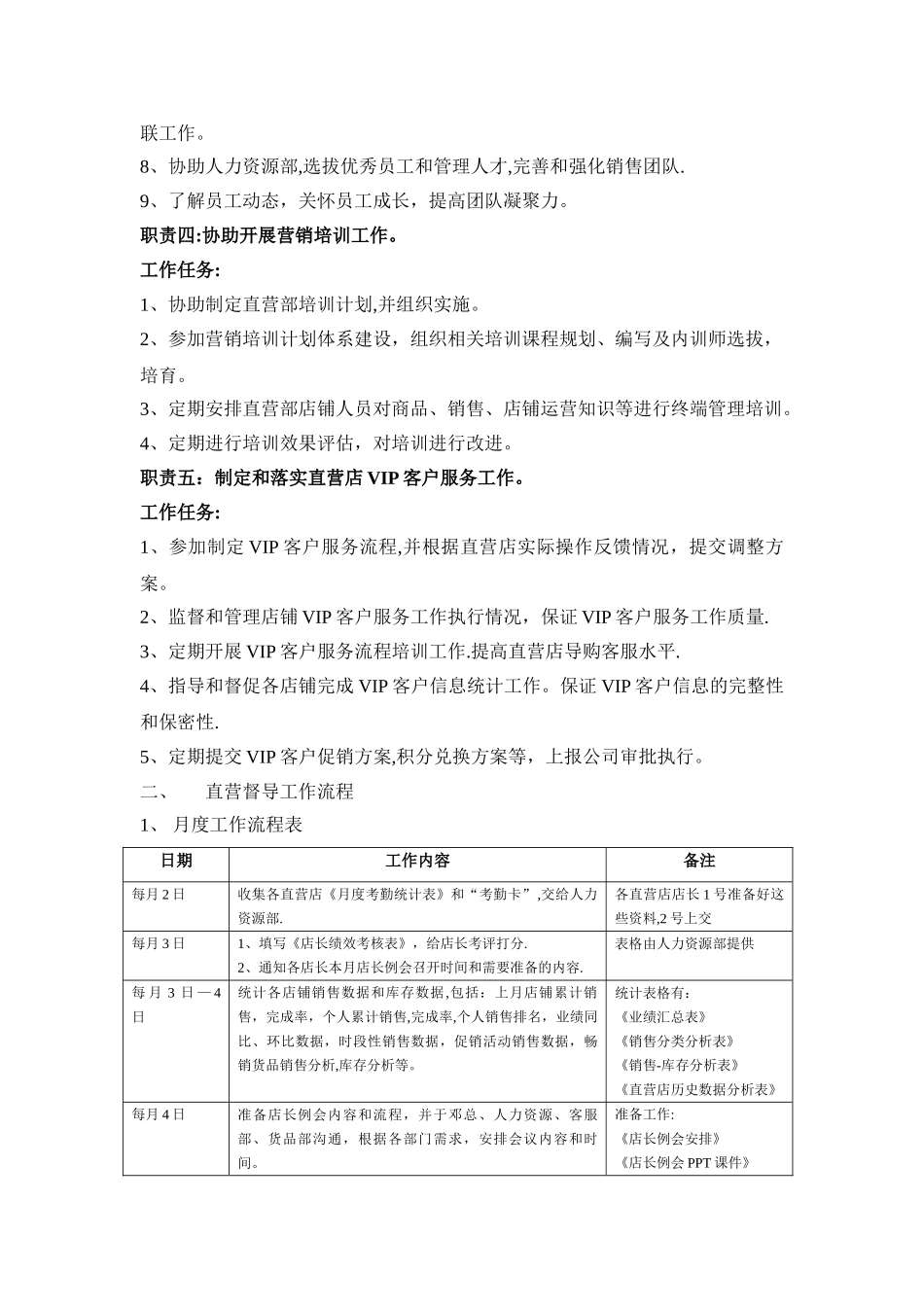 直营店督导工作职责和工作流程_第2页