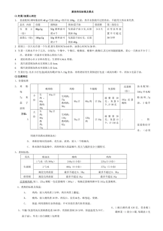 真功夫餐饮厨房岗位标准及要点