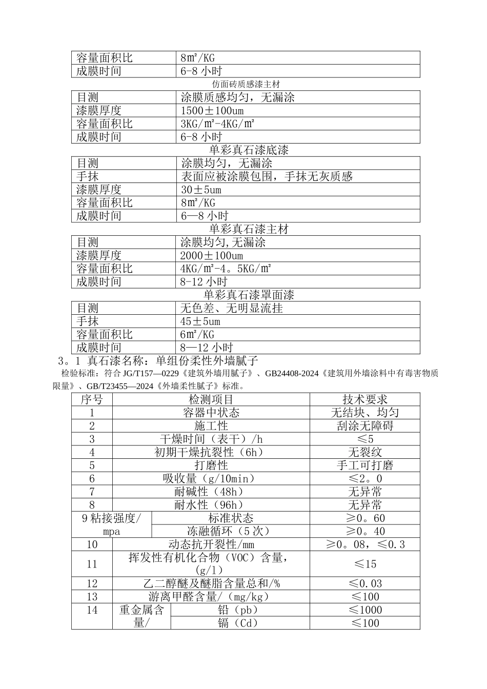 真石漆技术标书_第2页