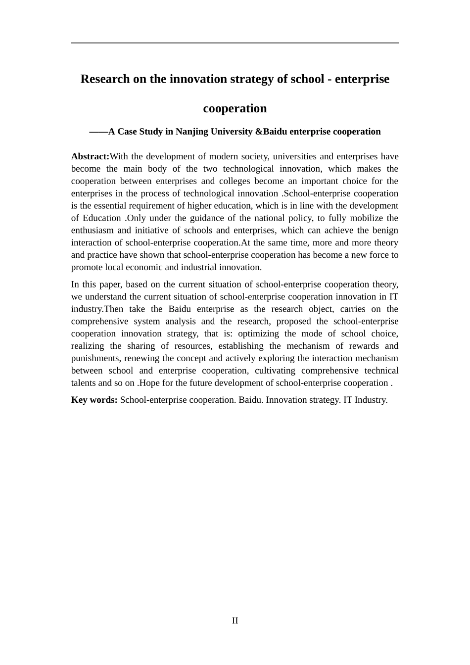 校企合作创新策略研究——以南京大学百度合作为例_第2页