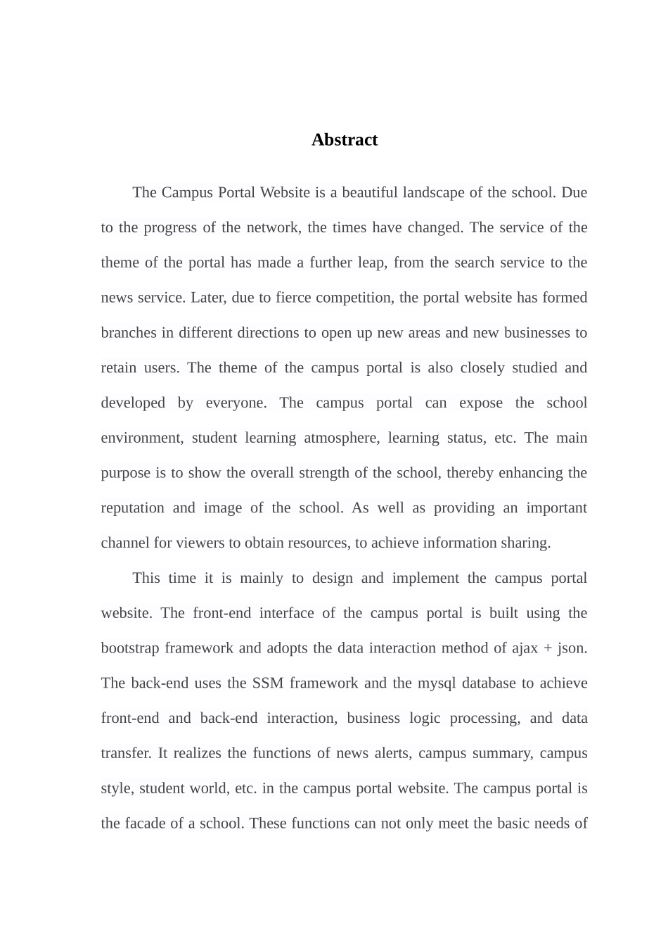 校园门户网站的设计与实现_第3页