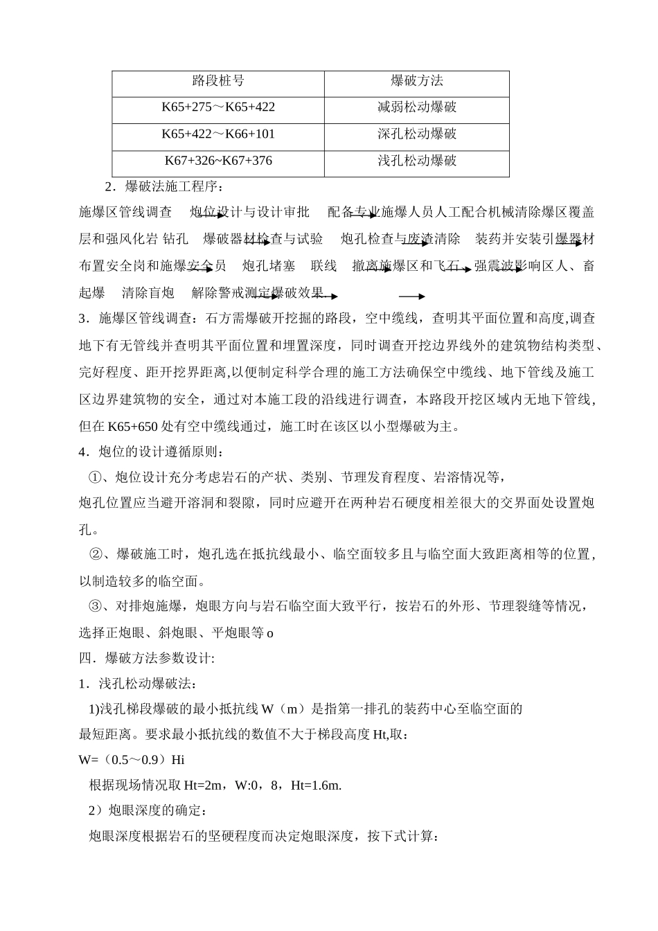石方爆破施工方案_第2页