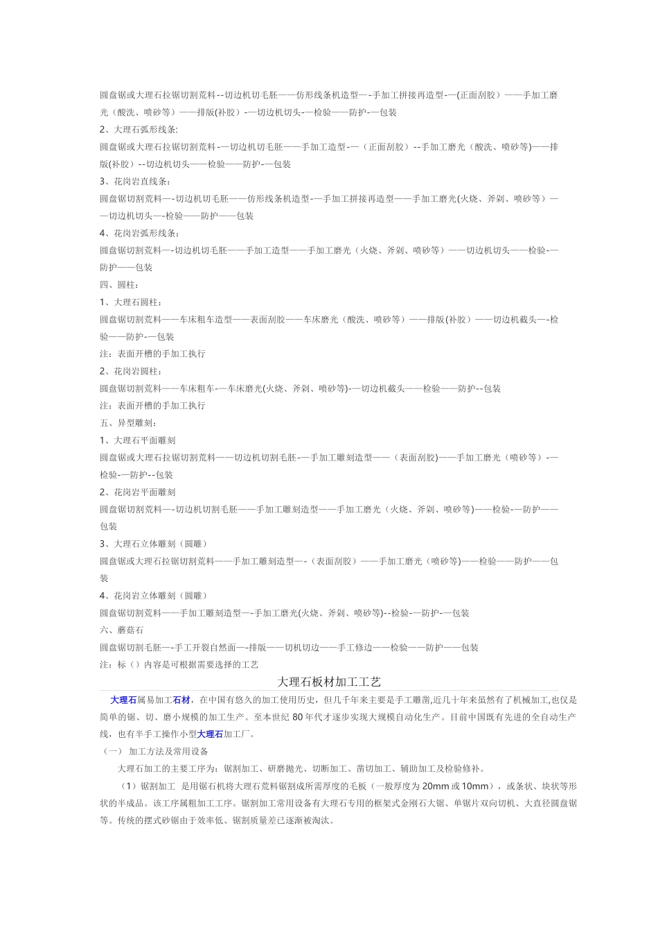 石材加工工艺流程_第2页