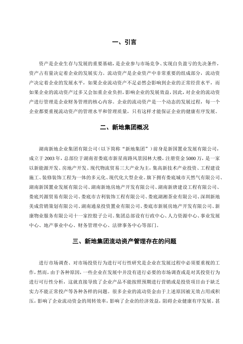 新地集团流动资产管理与控制_第3页