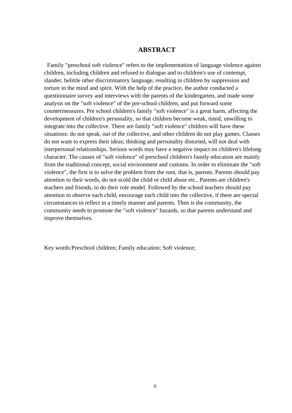 学前儿童家庭教育“软暴力” 危害及消除的研究_第3页