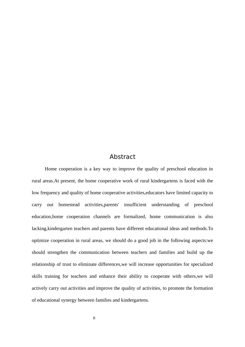 学前教育-农村幼儿园家园合作的现状及对策研究_第2页