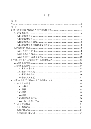 新闻学专业“咱们东北也可以过夜生活”——沈阳夜经济品牌建设与推广