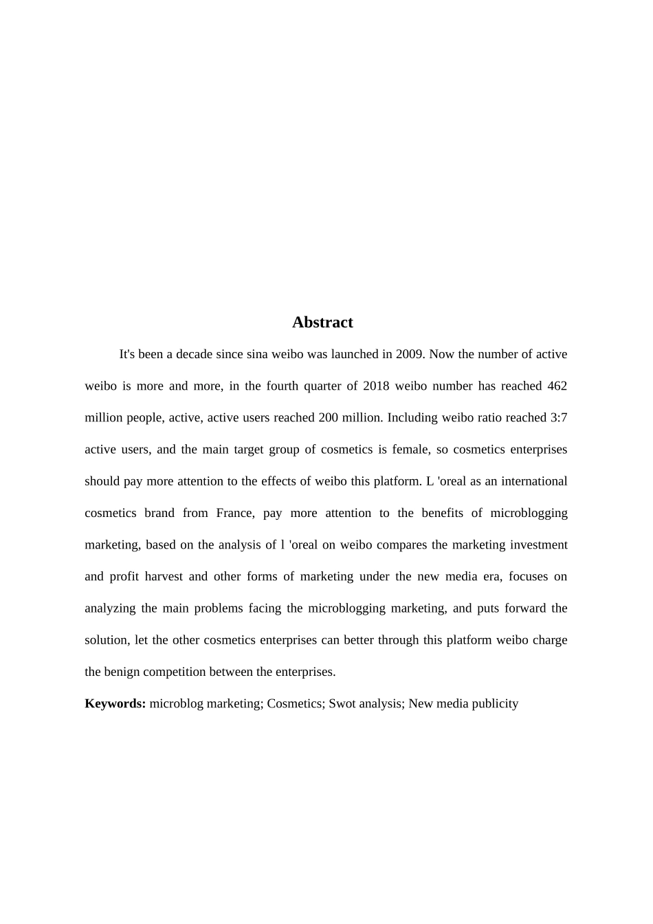 微博营销对化妆品企业影响_第2页