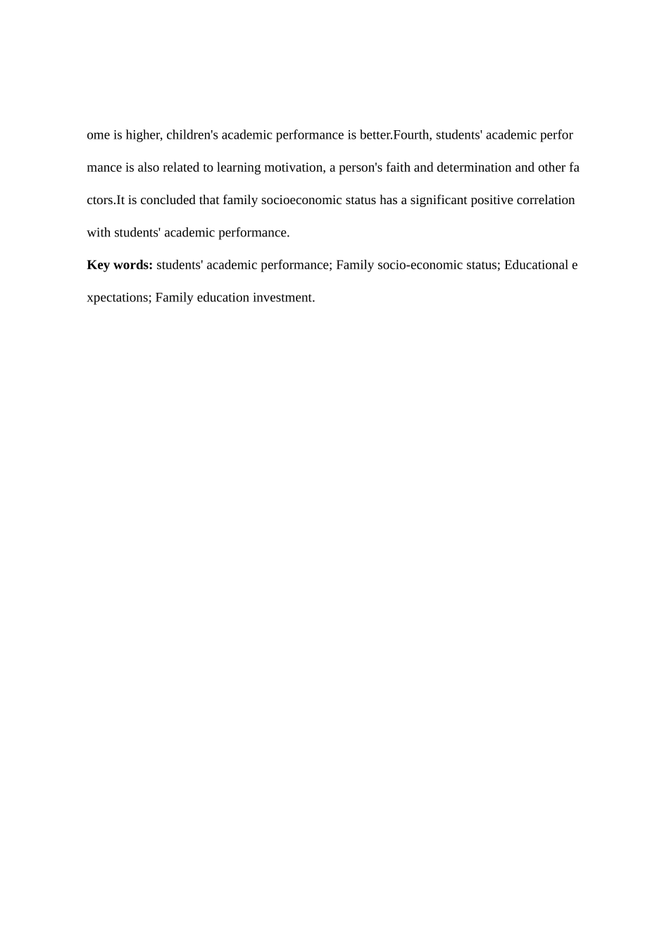 小学教育-家庭社会经济地位与学生学业成绩关系的调查研究论文_第3页