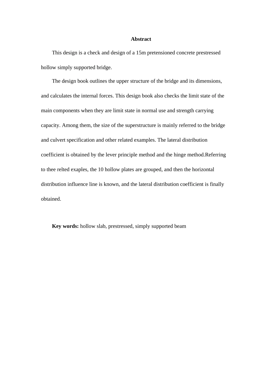土木工程专业+15米先张法混凝土预应力空心简支板桥的验算与设计+未降重_第3页