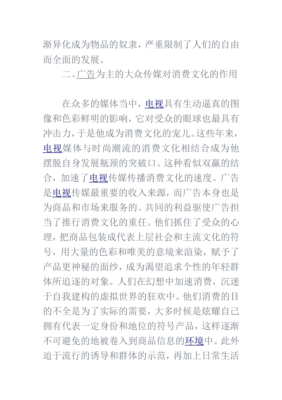 消费时尚+消费文化+广告效应=？  市场营销专业_第3页