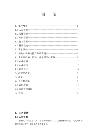 企业营销战略分析